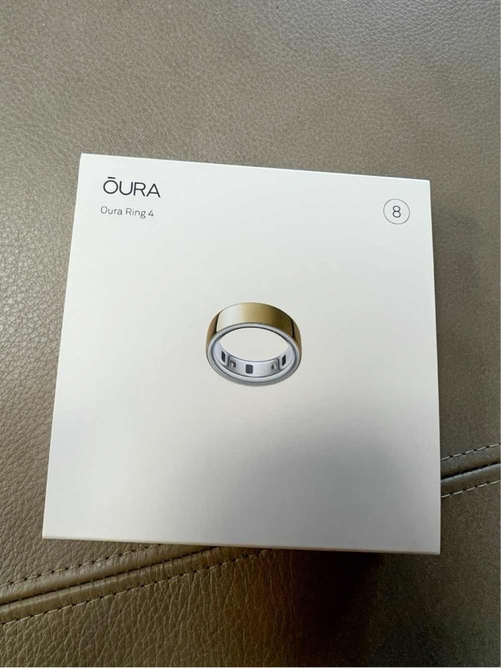 Oura Ring Generation 4 (Size 8) Gold